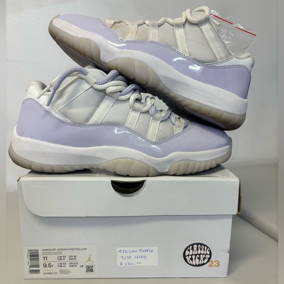 WMNS - Air Jordan 11 Retro Low 'Violet' - Size 11 Women's - Picture 7 of 9